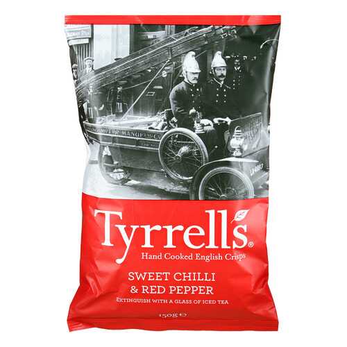 Чипсы Tyrrells с красным перцем и перцем чили 150г в Лукойл