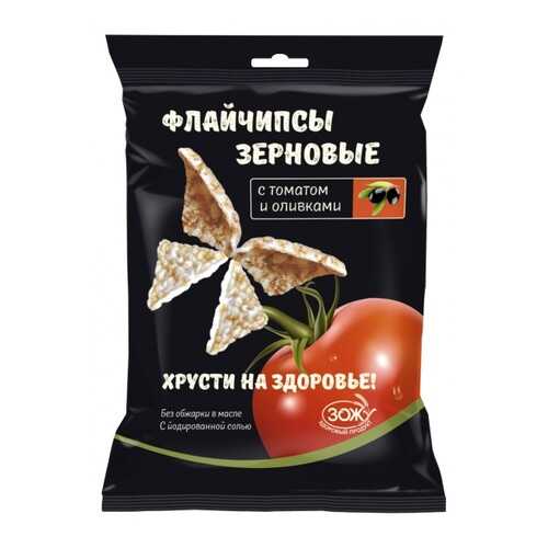 Флайчипсы зерновые с томатом и оливками 40 г в Лукойл