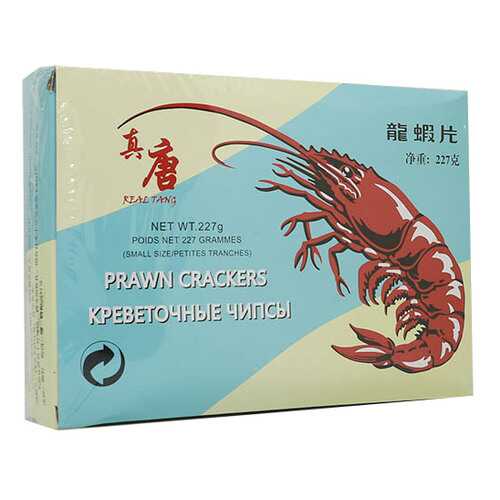 Креветочные чипсы Real Tang полуфабрикат для жарки 227 г в Лукойл