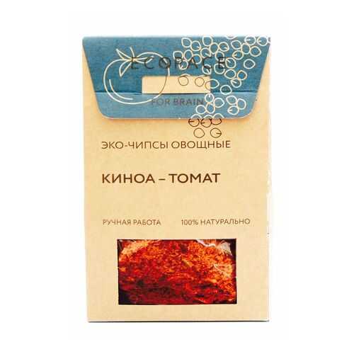 Эко-чипсы овощные For Brain киноа-томат 40 г в Лукойл