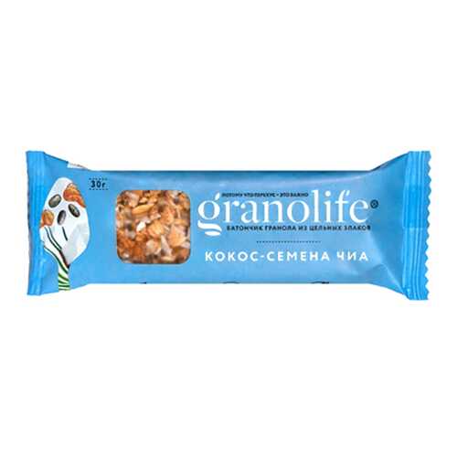 Батончик-гранола Granolife кокос семена чиа в Лукойл