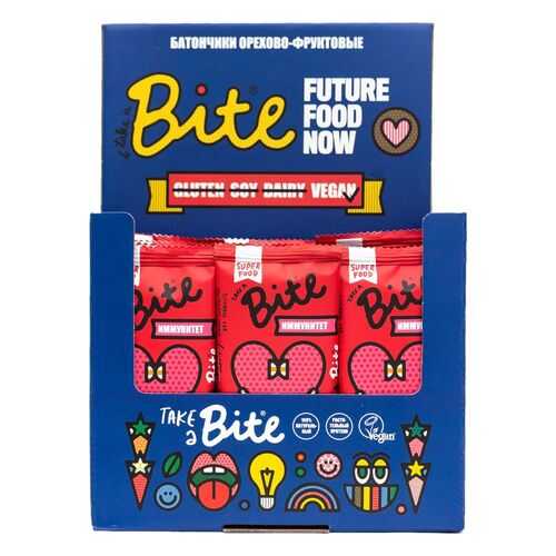 Батончик орехово-фруктовый Take a Bite клюква-тыквенные семечки 45 г в Лукойл