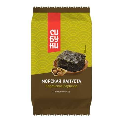 Морская капуста сушеная Сибуки корейское барбекю 5 г в Лукойл