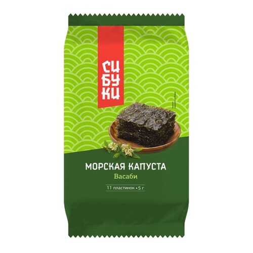 Морская капуста сушеная Сибуки васаби 5 г в Лукойл