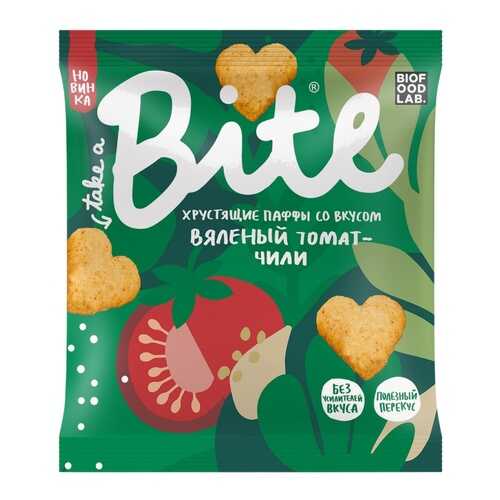 Мультизлаковые фигурки Take a Bite Паффы со вкусом Вяленый томат-чили, 30 гр в Лукойл