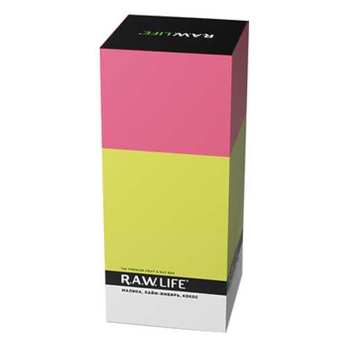 Набор Raw Life Mix, малина-лайм, лайм-имбирь, кокос Raw Life 141 г в Лукойл