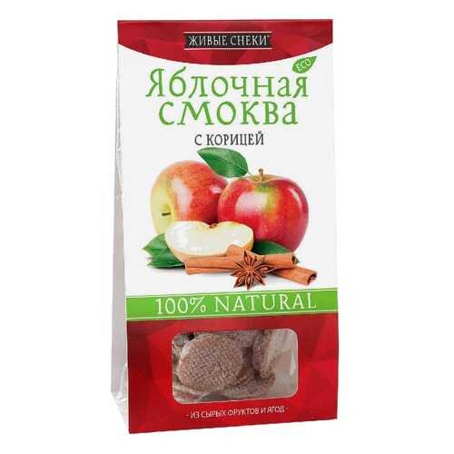 Смоква Живые снеки яблочная с корицей 60 г в Лукойл