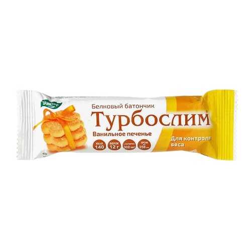 Турбослим Эвалар батончик ванильное печенье белковый 50 г в Лукойл