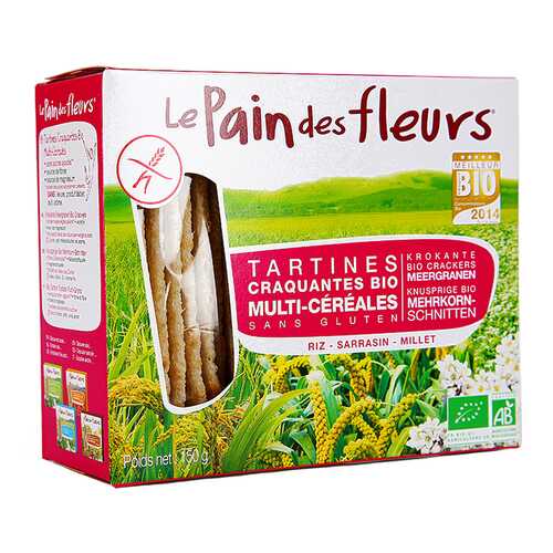 Хлебцы Pain des fleurs без глютена мультизлаковые 150 г в Лукойл