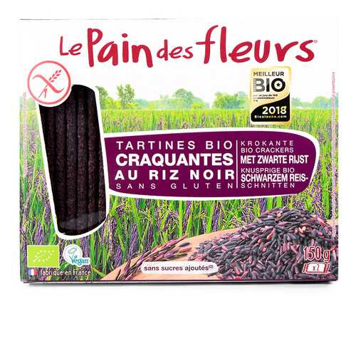 Хлебцы Pain des fleurs диетические из черного риса Euro-Nat 150 г в Лукойл
