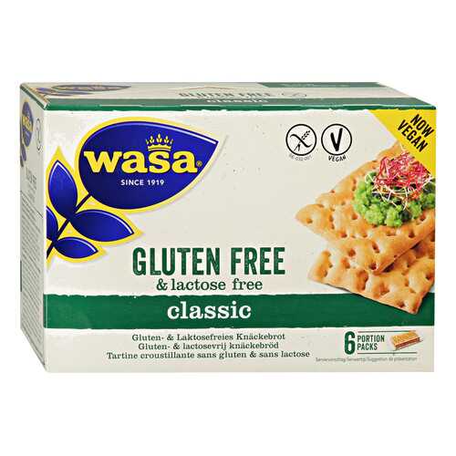 Хлебцы Wasa Classic Gluten Free lactose Free Vegan без содержания глютена и лактозы 240 г в Лукойл