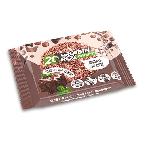 ProteinRex Хлебцы протеино-злаковые 20%, 5шт x 55г (шоколадный брауни) в Лукойл
