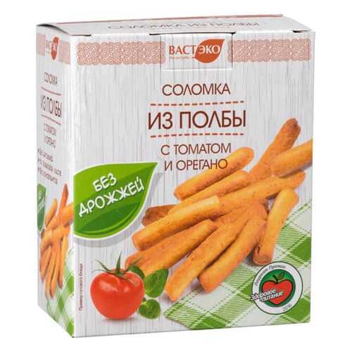 Соломка из полбы Вастэко с томатом и орегано 150 г в Лукойл