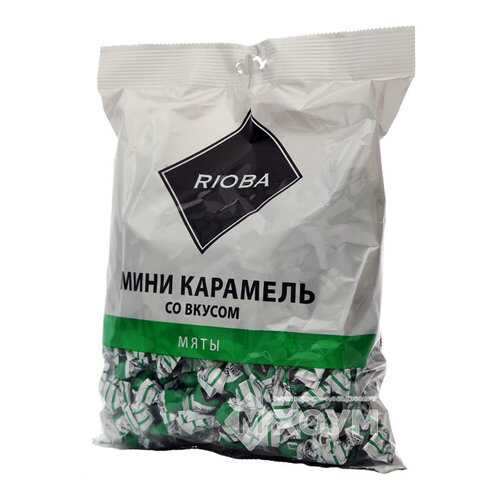 Карамель Rioba леденцовая мини со вкусом мяты 500 г в Лукойл