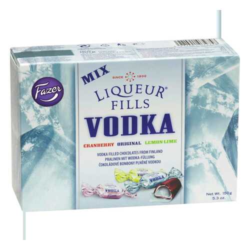 Конфеты Fazer vodka mix 150 г в Лукойл