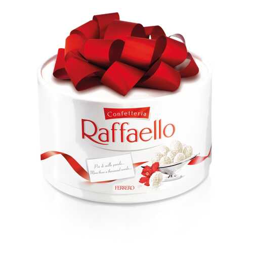 Конфеты Raffaello с цельным миндальным орехом в кокосовой обсыпке торт 100 г в Лукойл