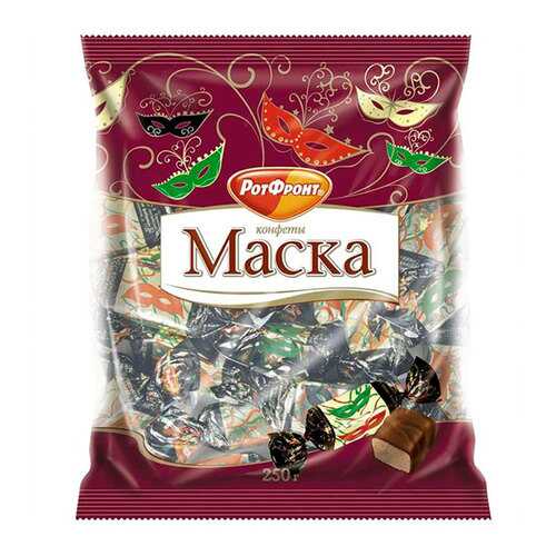 Конфеты Рот Фронт маска 250 г в Лукойл