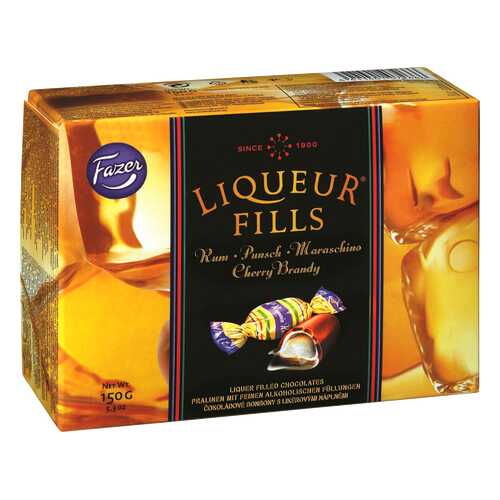 Конфеты шоколадные Liqueur Fills с ликером 150 г в Лукойл