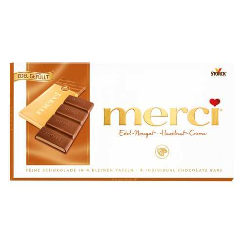 Набор конфет шоколадных Merci ореховый крем 112 г в Лукойл