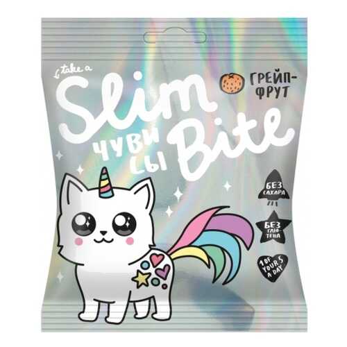 Мармелад Фруктово-ягодный Bite Slim Unicorn Грейпфрут 20 штук по 20гр в Лукойл