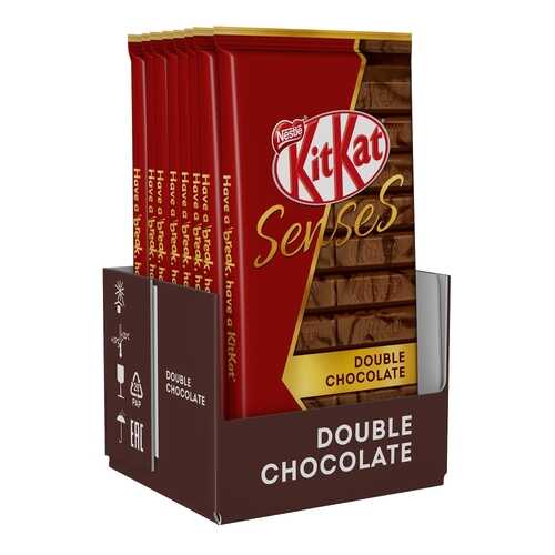 KITKAT Senses DoubleChocolate 8 шт по 112г в Лукойл