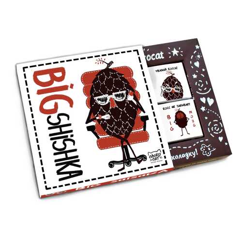 Коробочка с шоколадом CHOKOCAT, BIG Shishka, 60 гр. в Лукойл