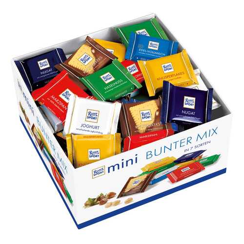 Набор мини-шоколада Ritter Sport bunter mix 1400 г в Лукойл