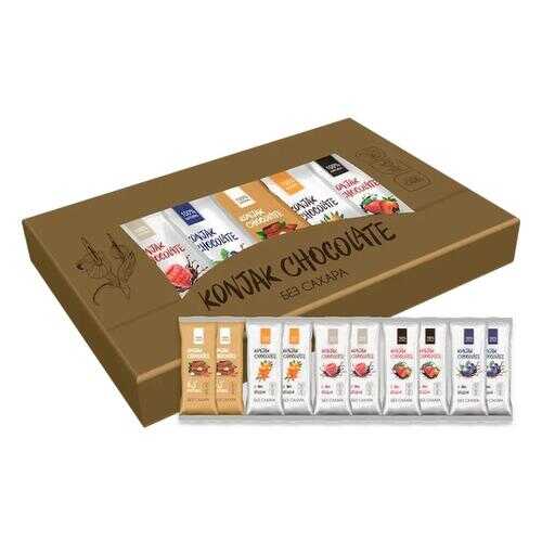 Шоколад без сахара KONJAK CHOCOLATE НАБОР, кор. 10 шт. в Лукойл