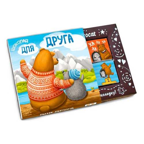 Шоколад Chokocat Для друга, молочный, 60 гр в Лукойл