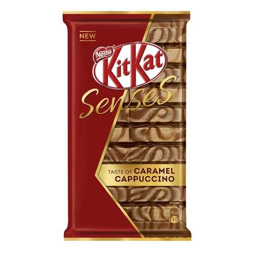 Шоколад Kit-Kat senses со вкусом капучино и карамели с хрустящей вафлей 112 г в Лукойл