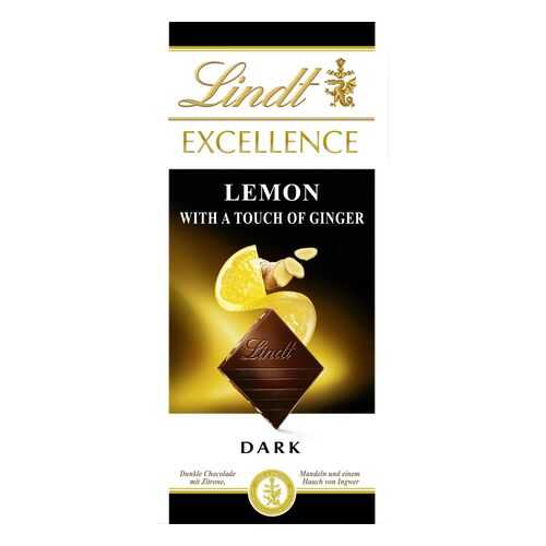 Шоколад Lindt экселленс лимон и имбирь темный 100 г в Лукойл
