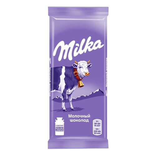 Шоколад MILKA молочный 90г*5 шт в Лукойл