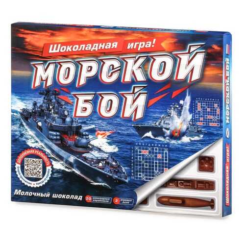Шоколадная игра Вкусные идеи морской бой 180 г 28х22х2 Россия в Лукойл