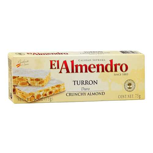 Туррон El Almendro миндальный хрустящий 75 г в Лукойл