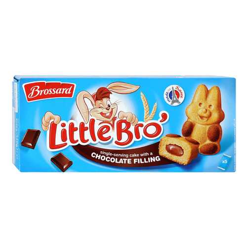 Пирожное Little Bro с шоколадной начинкой 5шт*28г в Лукойл