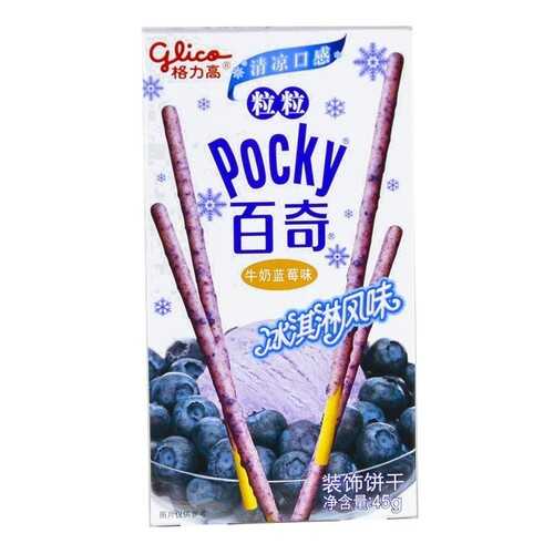 Палочки Glico Pocky со вкусом мороженного и голубики 47 г в Лукойл