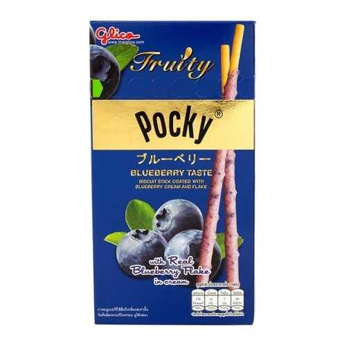 Палочки Pocky Glico голубика в шоколаде 35 г в Лукойл