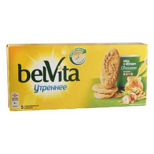 Печенье утреннее BelVita мед и фундук 225 г в Лукойл