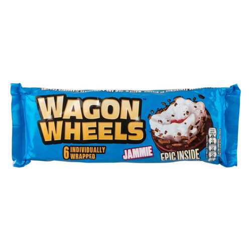 Печенье Wagon wheels с суфле и джемом 228 г в Лукойл