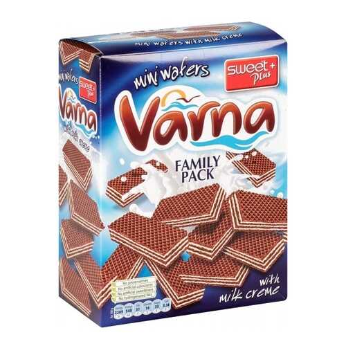 Вафли Varna mini с молочным кремом 200 г в Лукойл