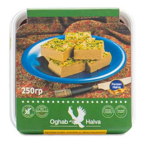 Халва Oghab Кунжутная с фисташками 250 г Иран в Лукойл