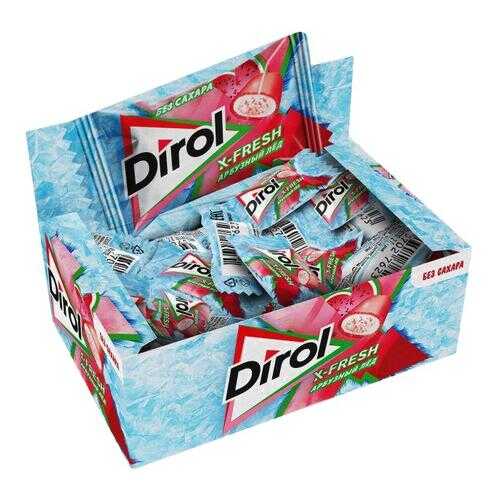 DIROL X-FRESH жевательная резинка арбузный лед 2г по 100 шт в Лукойл
