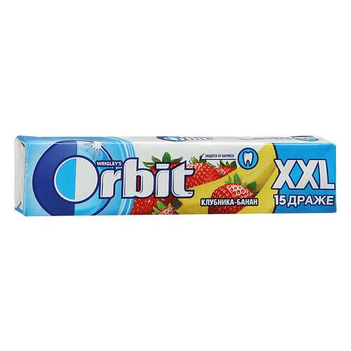 Жевательная резинка Orbit клубника-банан xxl 20.4 г в Лукойл