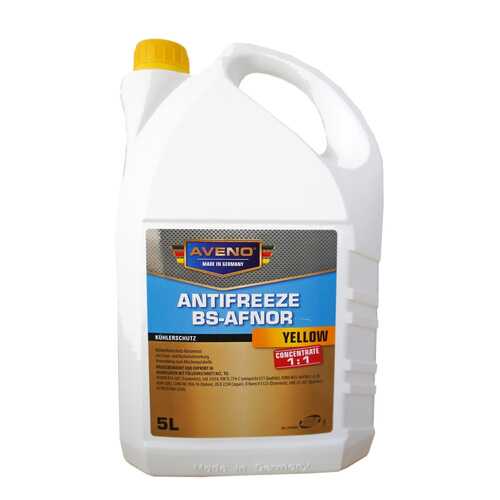 Антифриз AVENO ANTIFREEZE BS-AFNOR Желтый Концентрат 5л 5.83кг в Лукойл