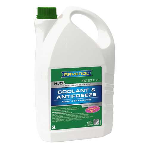 Антифриз RAVENOL G12+ зеленый концентрат 5л в Лукойл