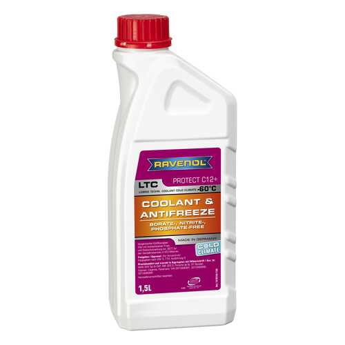 Антифриз RAVENOL LTC COLD CLIMATE G12+ фиолетовый готовый 1.5л в Лукойл