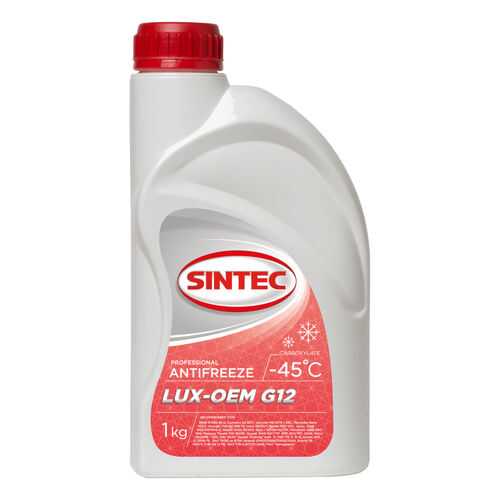 Антифриз Sintec Красно-оранжевый Готовый антифриз 1кг 613500 в Лукойл