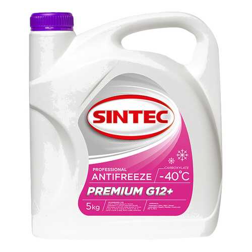 Антифриз SINTEC Малиновый Готовый антифриз 5л в Лукойл