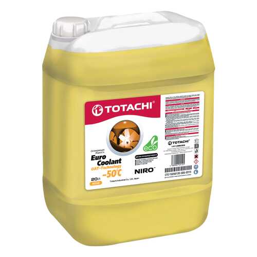 Охлаждающая жидкость TOTACHI NIRO EURO COOLANT OAT - Technology -50 C, 20л в Лукойл