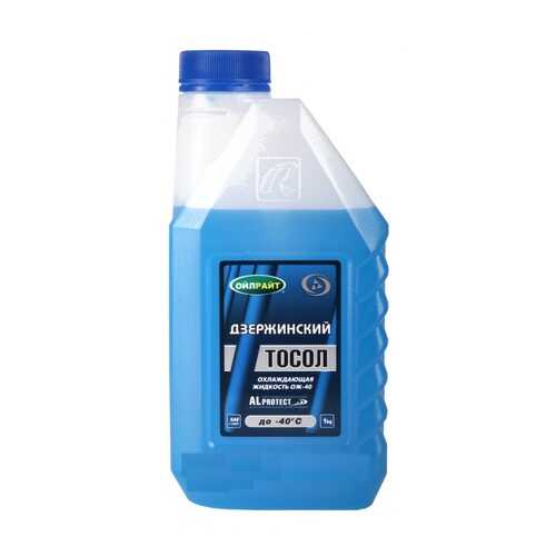 Тосол OILRIGHT Дзержинский ОЖ-40 ТМ готовый -40C синий 1 кг 5040/п в Лукойл